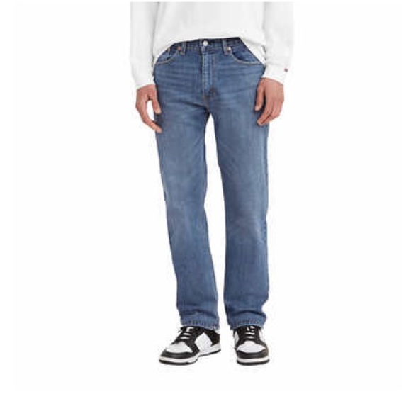 LEVI’S Men’s 505 Jeans Regular‎ Size W 38 L 34 Light Blue - Picture 1 of 4